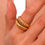 Miniaturbild: Ring Double Croissant