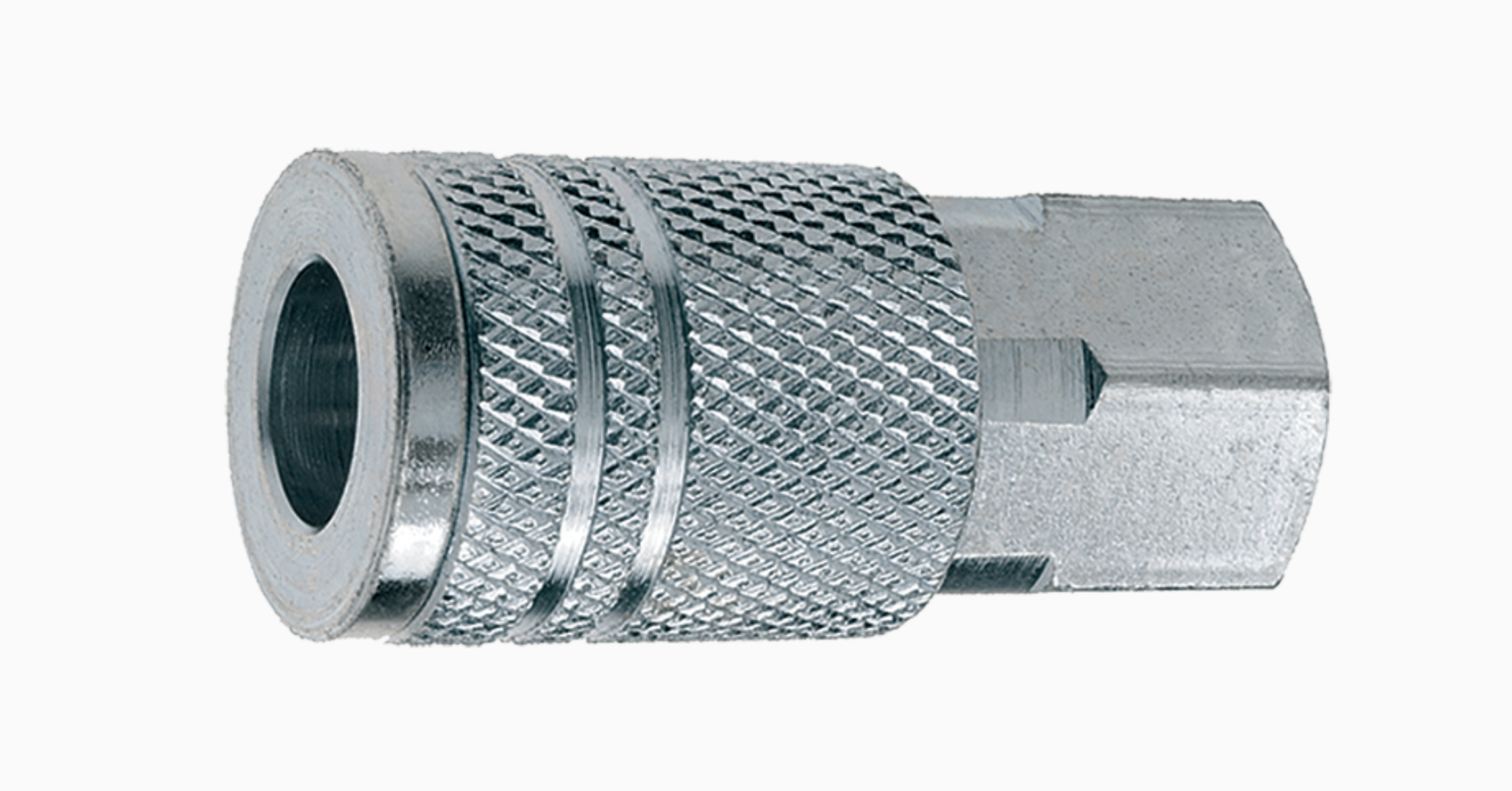 C20 1/4" I/M Design x 1/4" FNPT Steel Coupler Qty/1