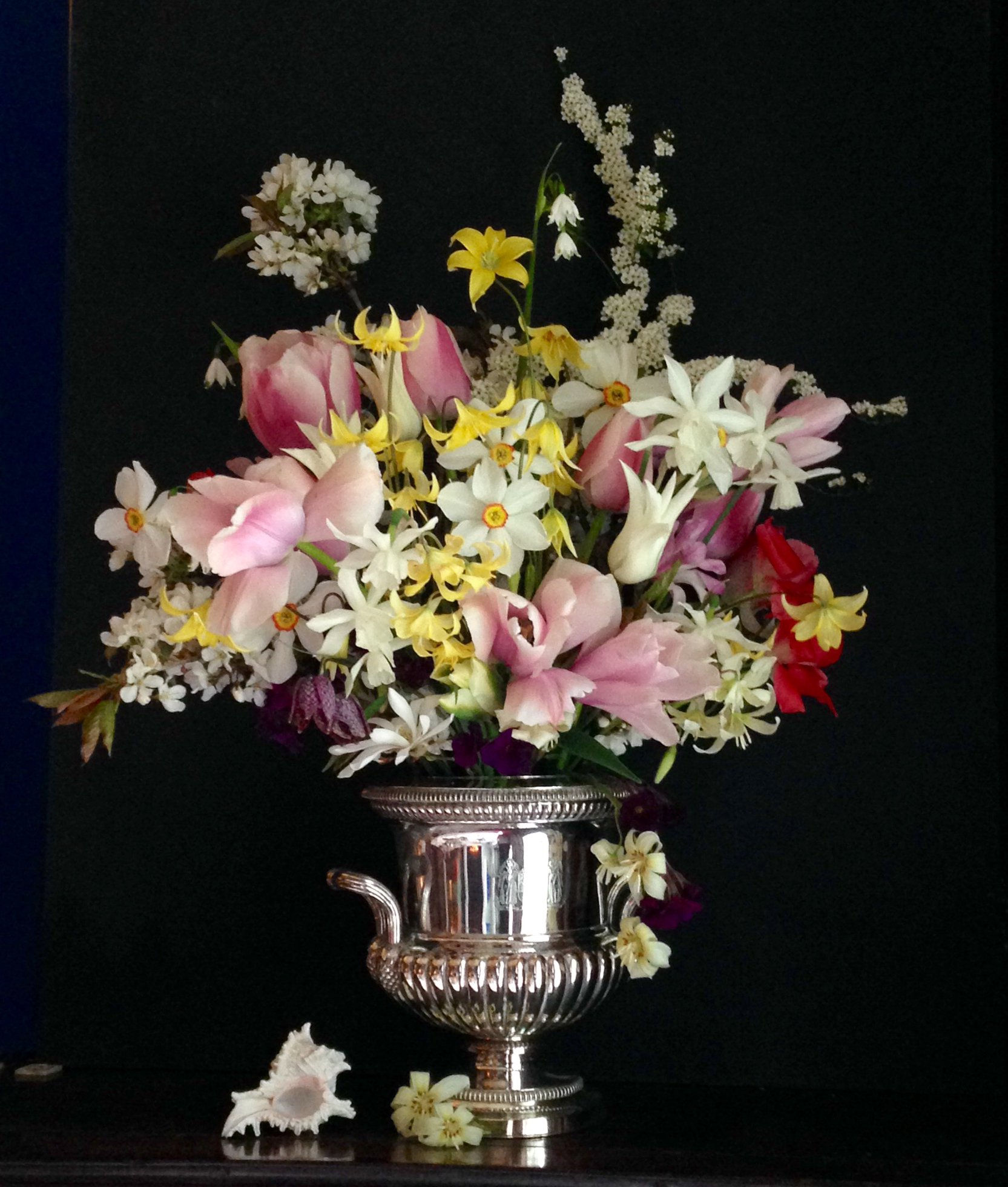 A5 Portrait Greeting Card 'Still life with flowers, after Rachel Ruysch'