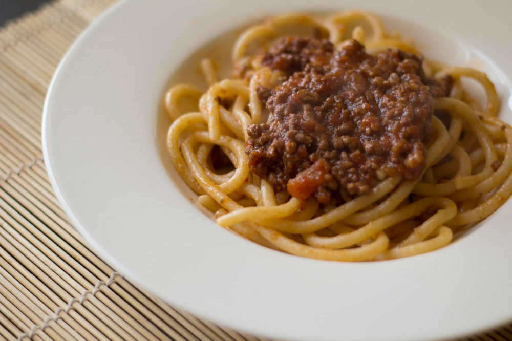 Cibo E Vino Pici Al Ragu Di Chianina