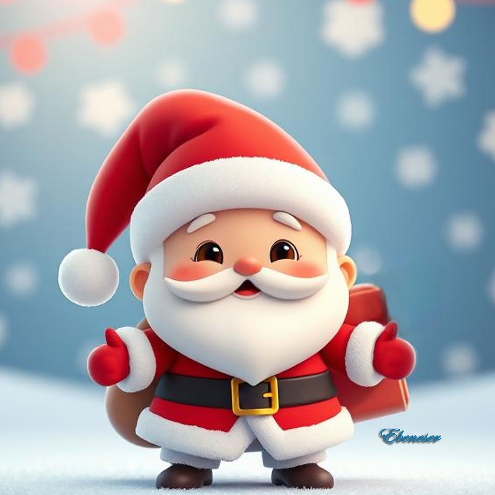 Santa Claus Chibi, Muy Contento en Navidad!...:)