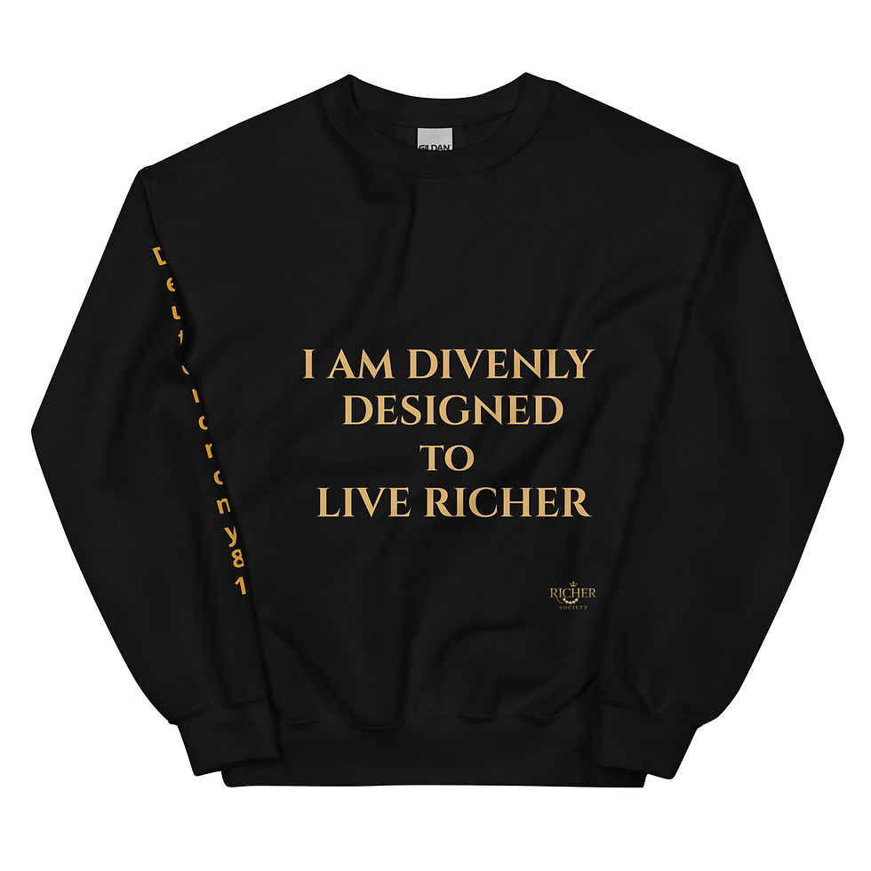 RicHER Divine Design Unisex Sweatshirt