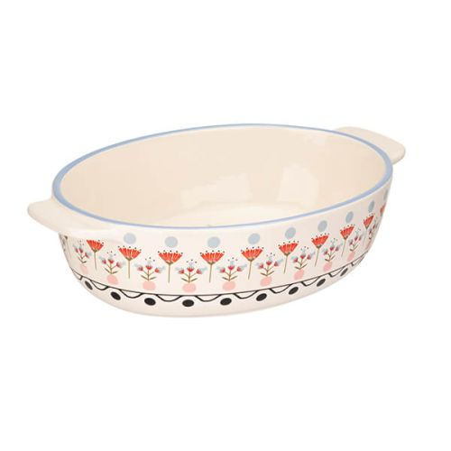 Cath Kidston Painted Table Oval Roasting Dish