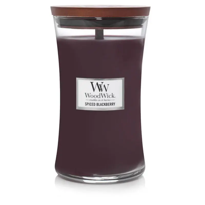 WoodWick- Spiced Blackberry Large Hourglass Candle