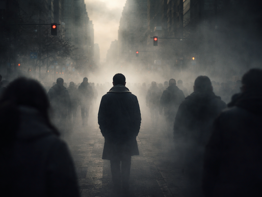 نمادی از فشار روانی و تروما در زمان بحران‌های اجتماعی