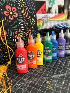 Tulip Puff Paint (rainbow colors)
