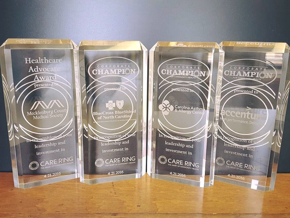 Custom Corporate Awards Signs Designed of Charlotte