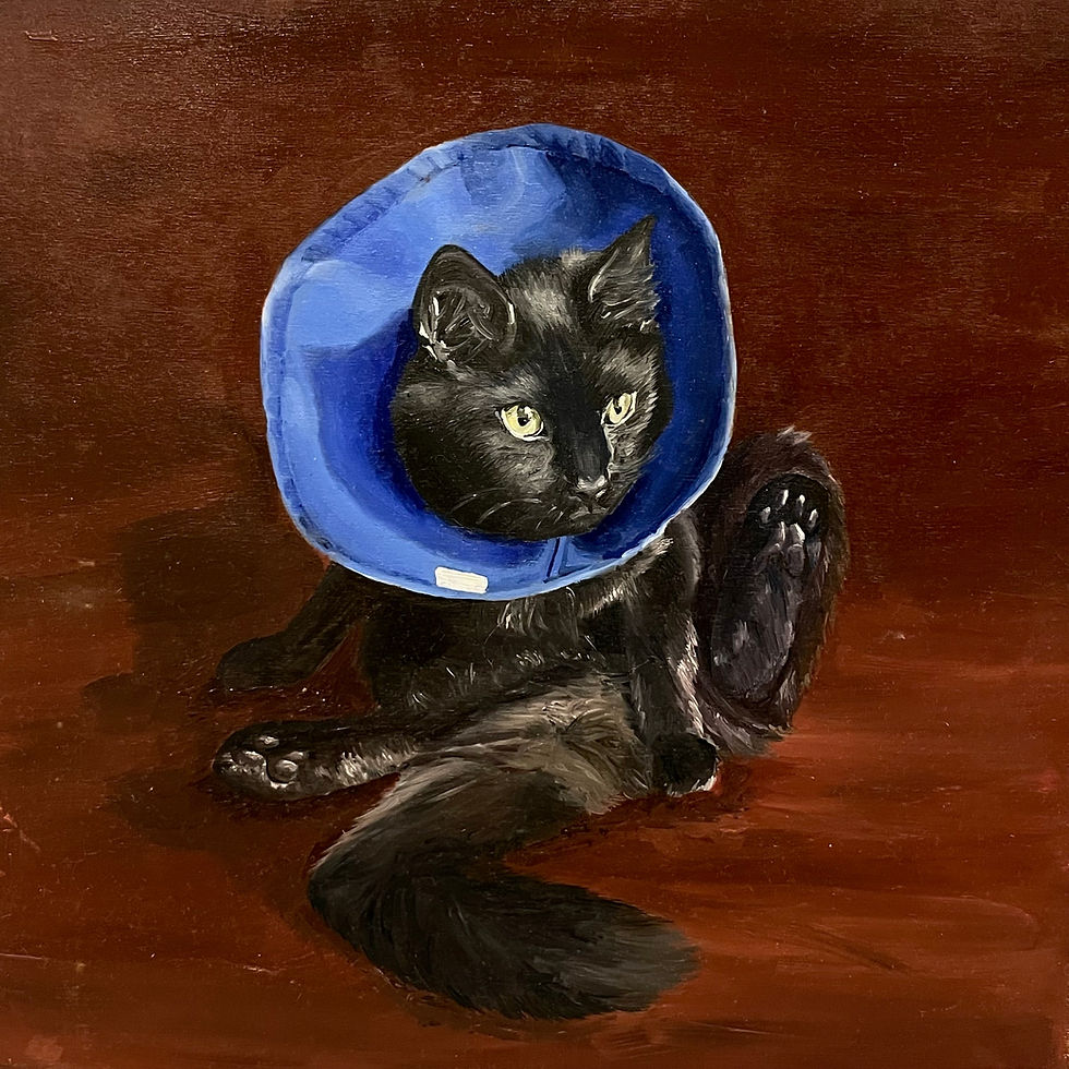 Figure 3: Tiffany foster, Reggie, 2024, oil on panel