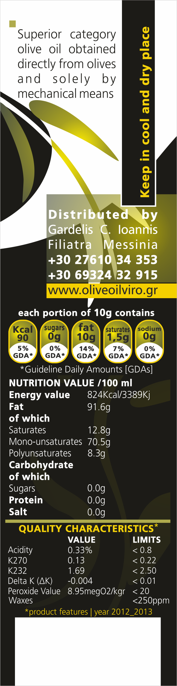 Label design