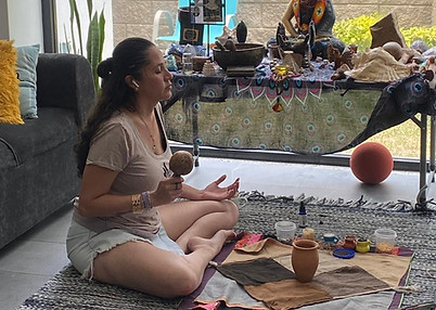 Andean healing altar ceremony