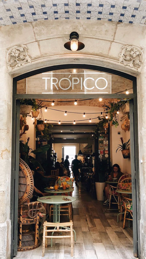 Trópico brunch spot in Barcelona