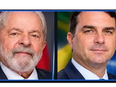 Lula e Flávio Bolsonaro disputam a Presidência em eleição apertada