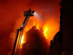 Prédio histórico da Estação Central de Glasgow, na Escócia destruído por incêndio