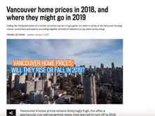 Is the sky falling? Vancouver Real Estate Prices in 2019