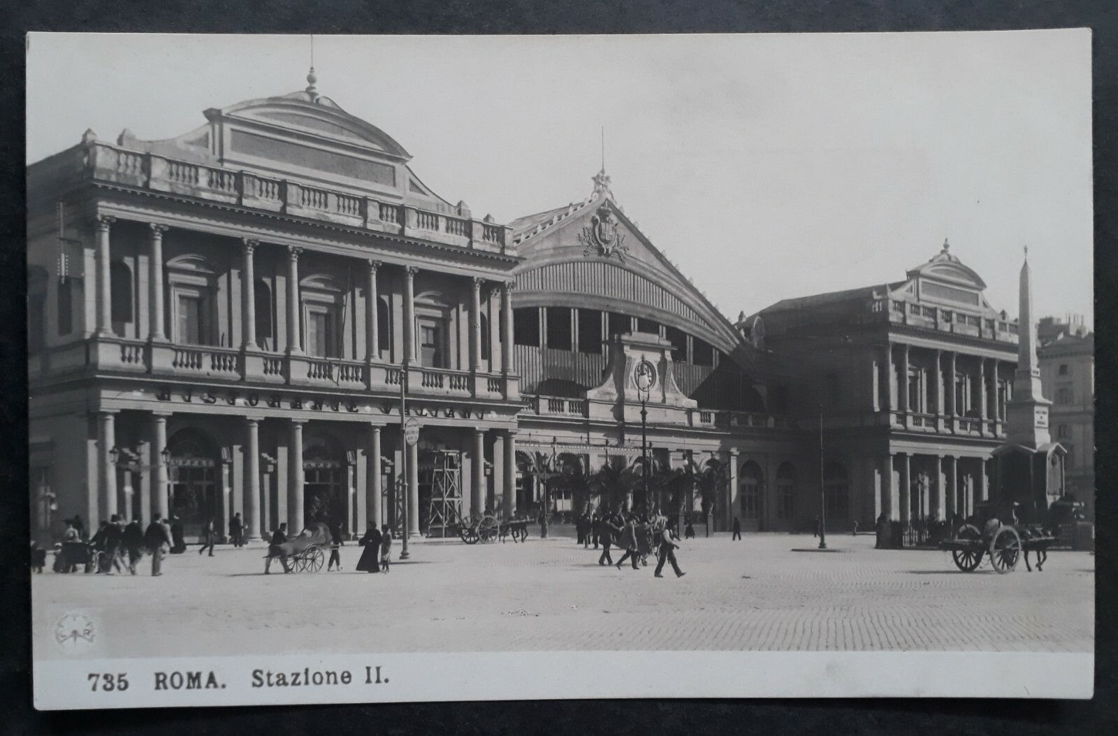 Undated Italy Postcard-Rome, Stazione Termini Unused