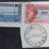 Thumbnail: 1957 Bahamas 2 QE2 Multicoloured Stamps on Piece cd Stanyard Creek