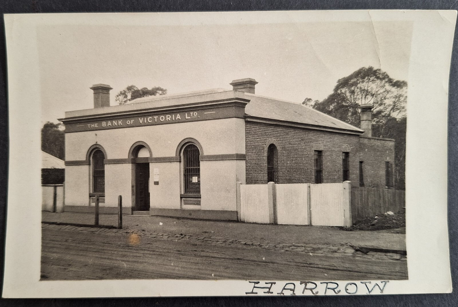 Undated Australia Postcard-Bank of Victoria Used No Stamp