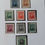 Thumbnail: VERY RARE 1891 Honduras lot of President Bogran Imperf Colour Trial stamps MNG