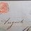 Thumbnail: 1867 Italy  Folded Cover ties 40c stamp Genova to Marseille France