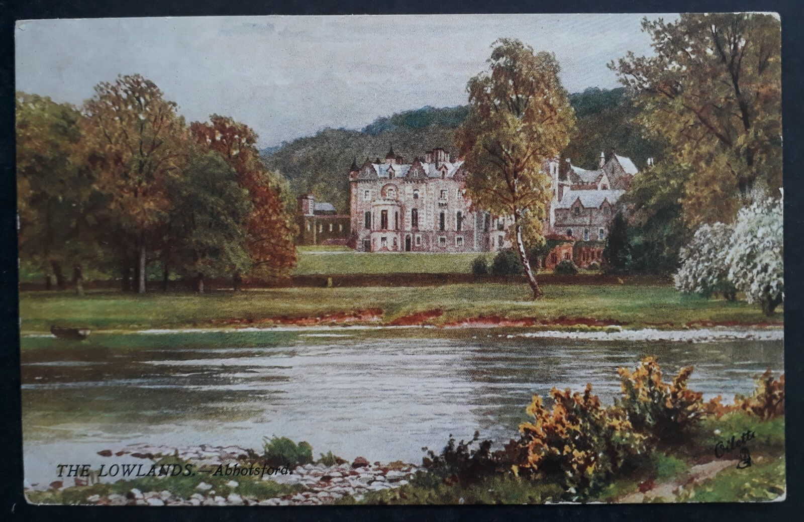 Undated Great Britain Postcard-The Lowlands, Abbotsford Unused