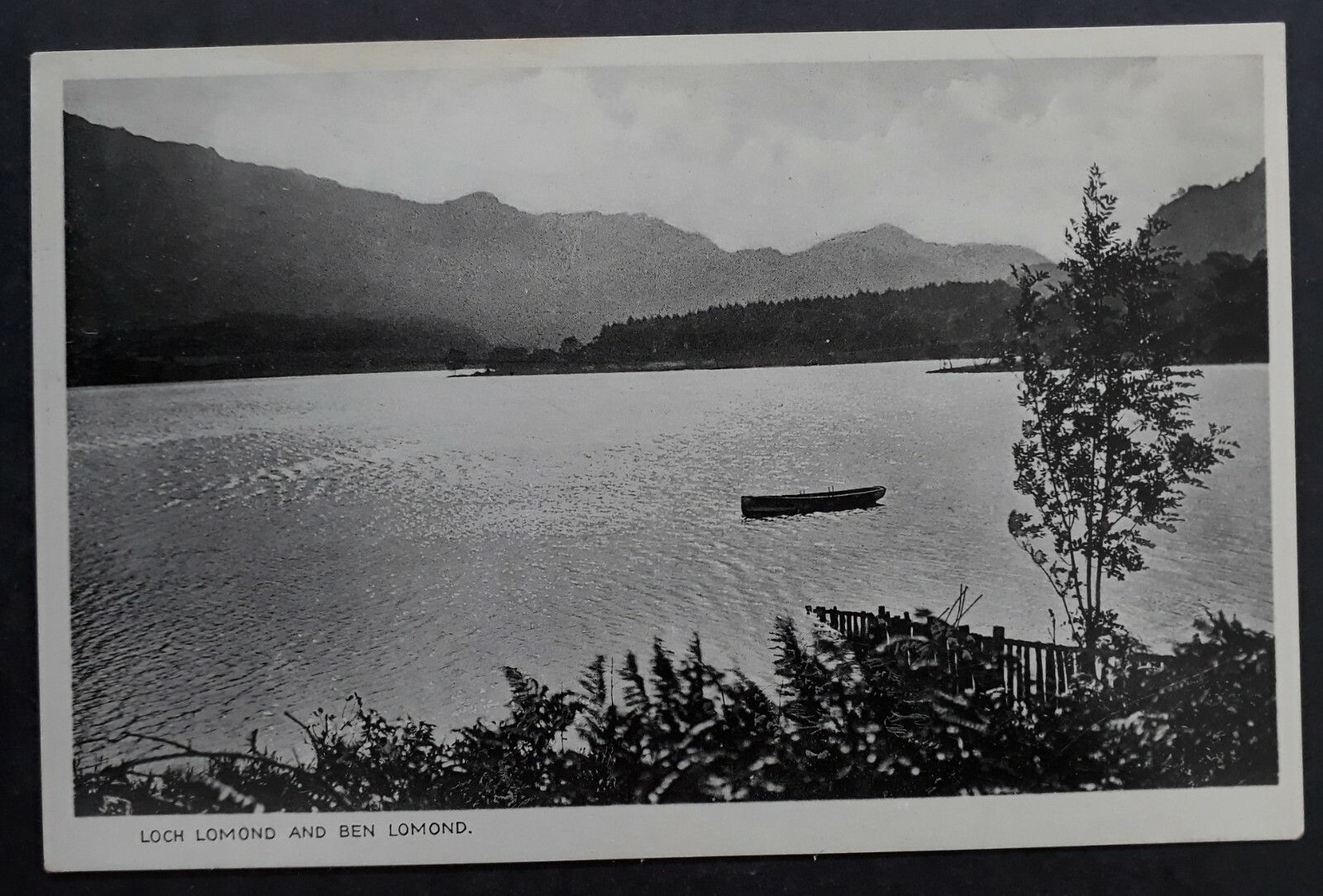 Undated Great Britain Postcard-Loch Lomond & Ben Lomond Unused