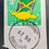 Thumbnail: c. 1964 Jamaica 3d stamp on piece cd Bartons