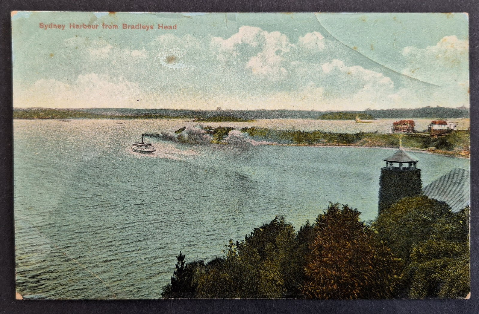 Undated Australia Postcard-Sydney Harbour Unused No Stamp