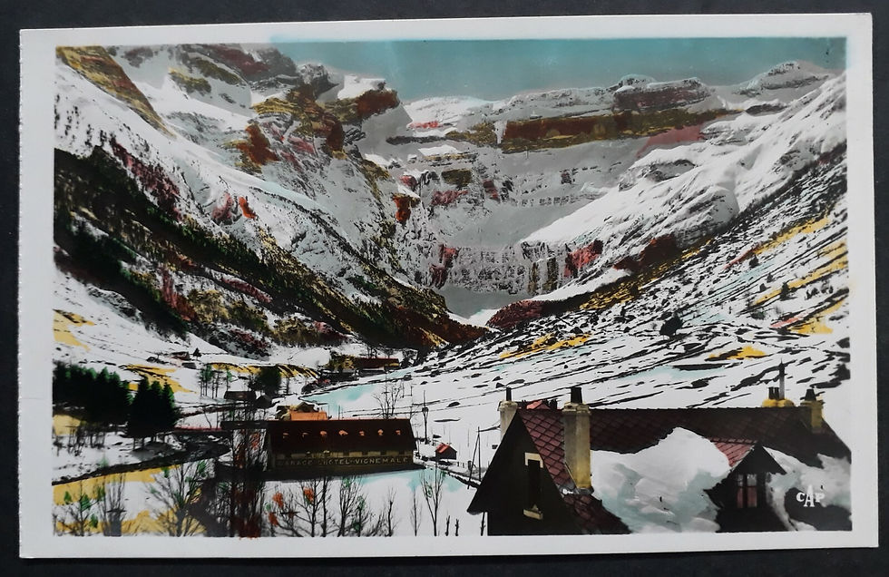 Thumbnail: Undated France Postcard-Gavarnie, Mountain View Unused