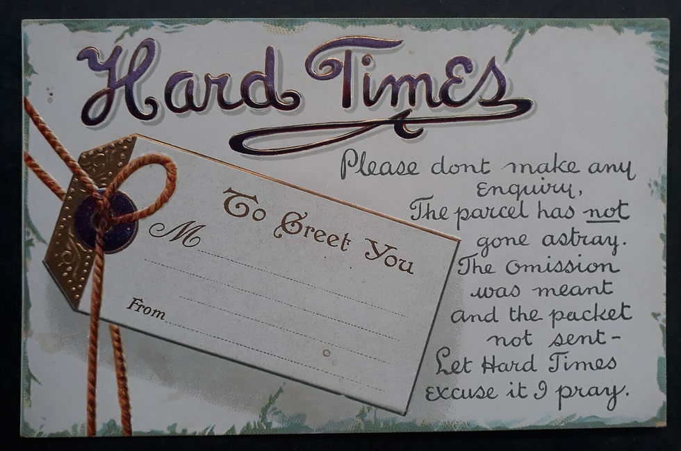 c. 1905-20 Great Britain Birns Brothers Postcard-Not Gone Astray Unused