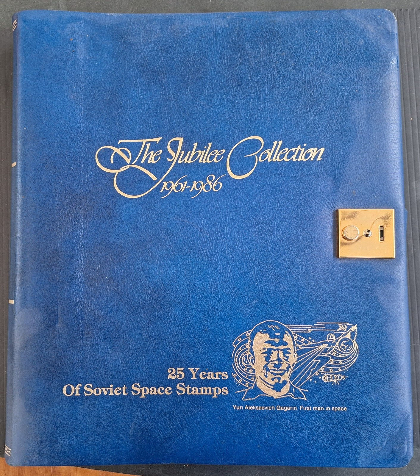 1961-86 Soviet Union Jubilee Collection of Space stamps in book Limited Edition