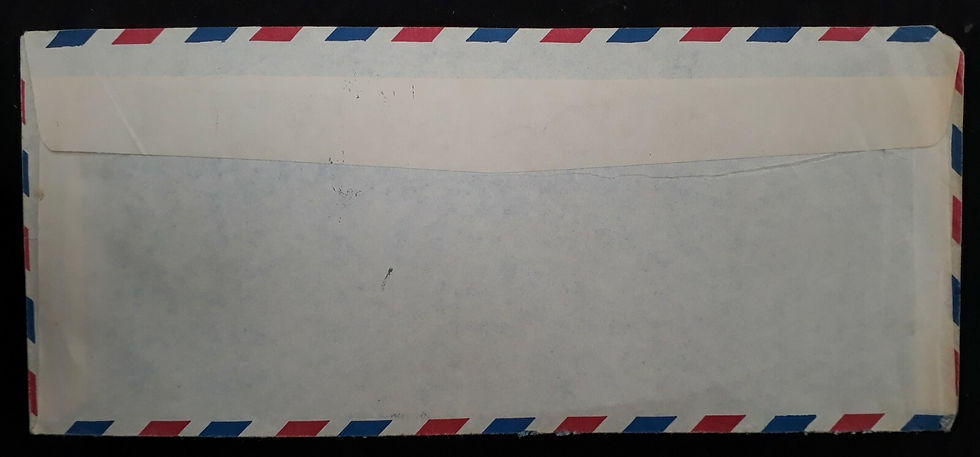 Thumbnail: 1974 Ivory Coast Goodyear Airmail Cover ties 2 stamps cancelled Abidjan to USA