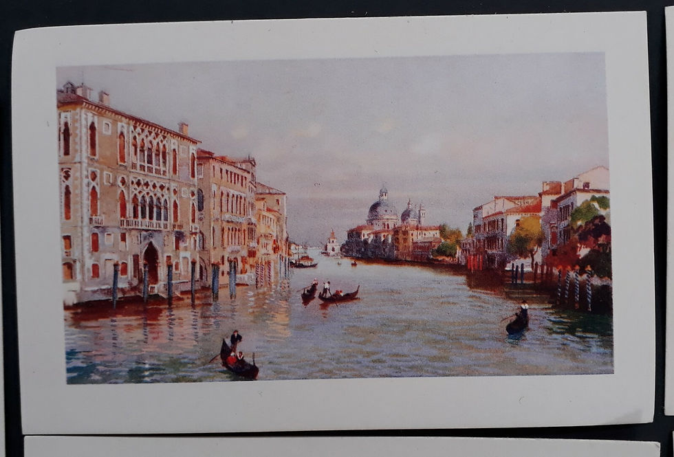 Thumbnail: c. 1960s Italy lot of 5 Views of Venice Colour Postcards Unused