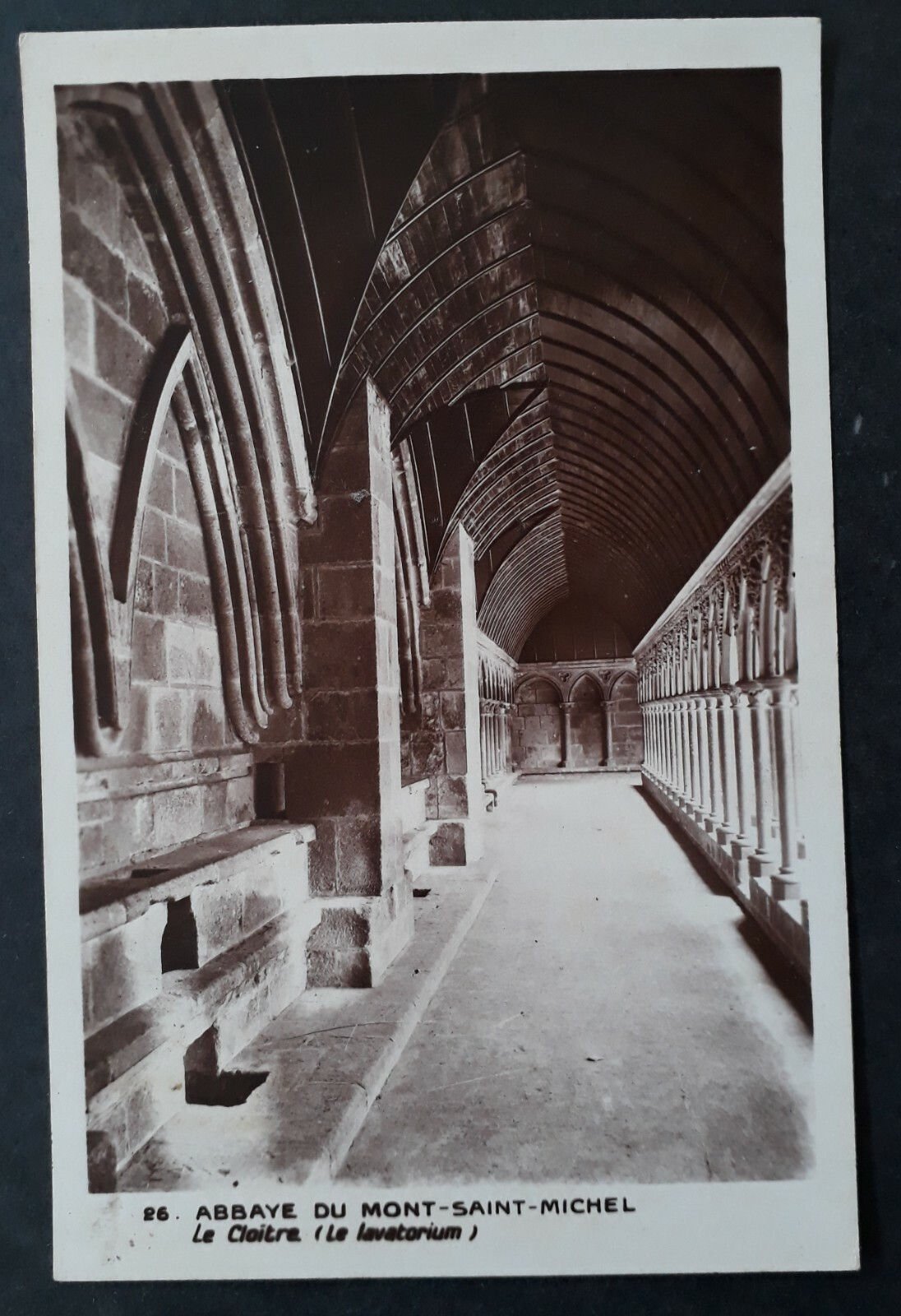 Undated France Postcard-Mont Saint Michel Abbey Unused