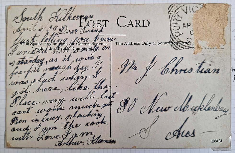 Thumbnail: 1909 Australia Postcard-Murray St South View cd Port Victoria
