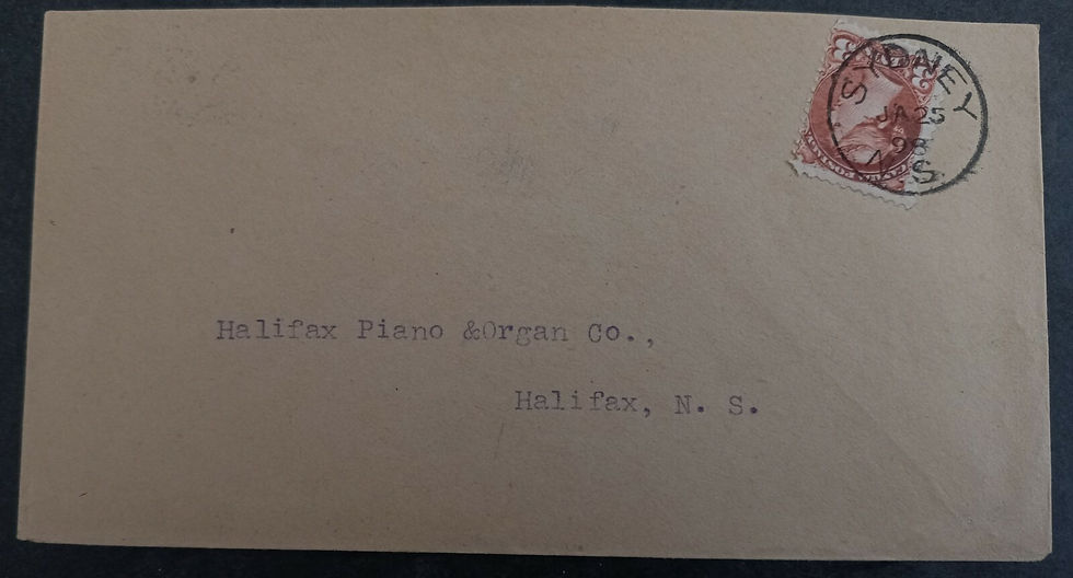 1898 Canada Cover ties 3c Stamp cd Sydney, Canada-Halifax, Canada