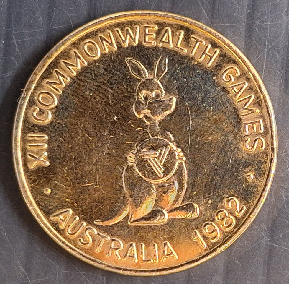 Thumbnail: 1982  Australia Commonwealth Games Swimming medallion