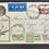 Thumbnail: 1933 New Zealand Airmail Cover ties 2 stamps cd Auckland-Invercargill
