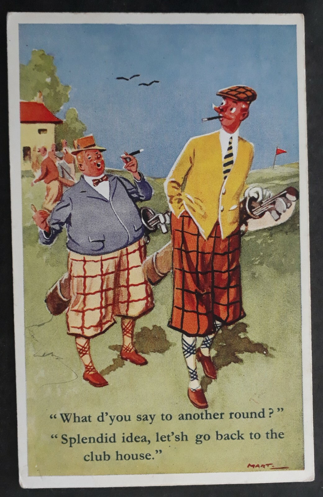 1952 Great Britain Tuck's Postcard-Another Round Used No Stamp