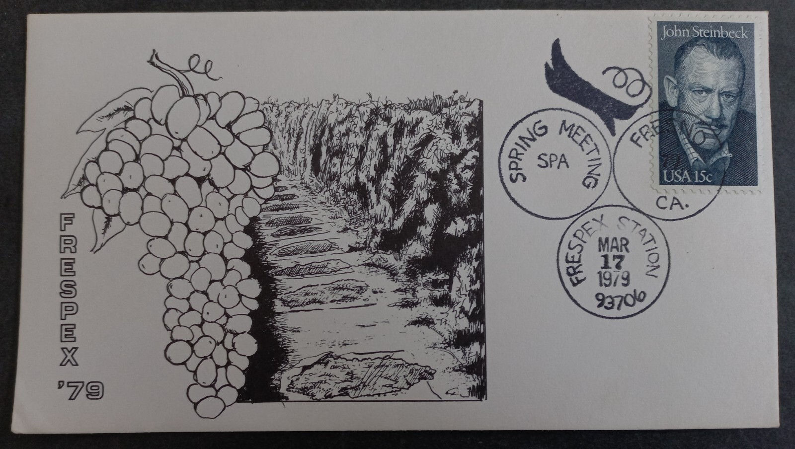 1979 United States Frespex 79 Cover ties 15c Stamp cd Fresno, Ca