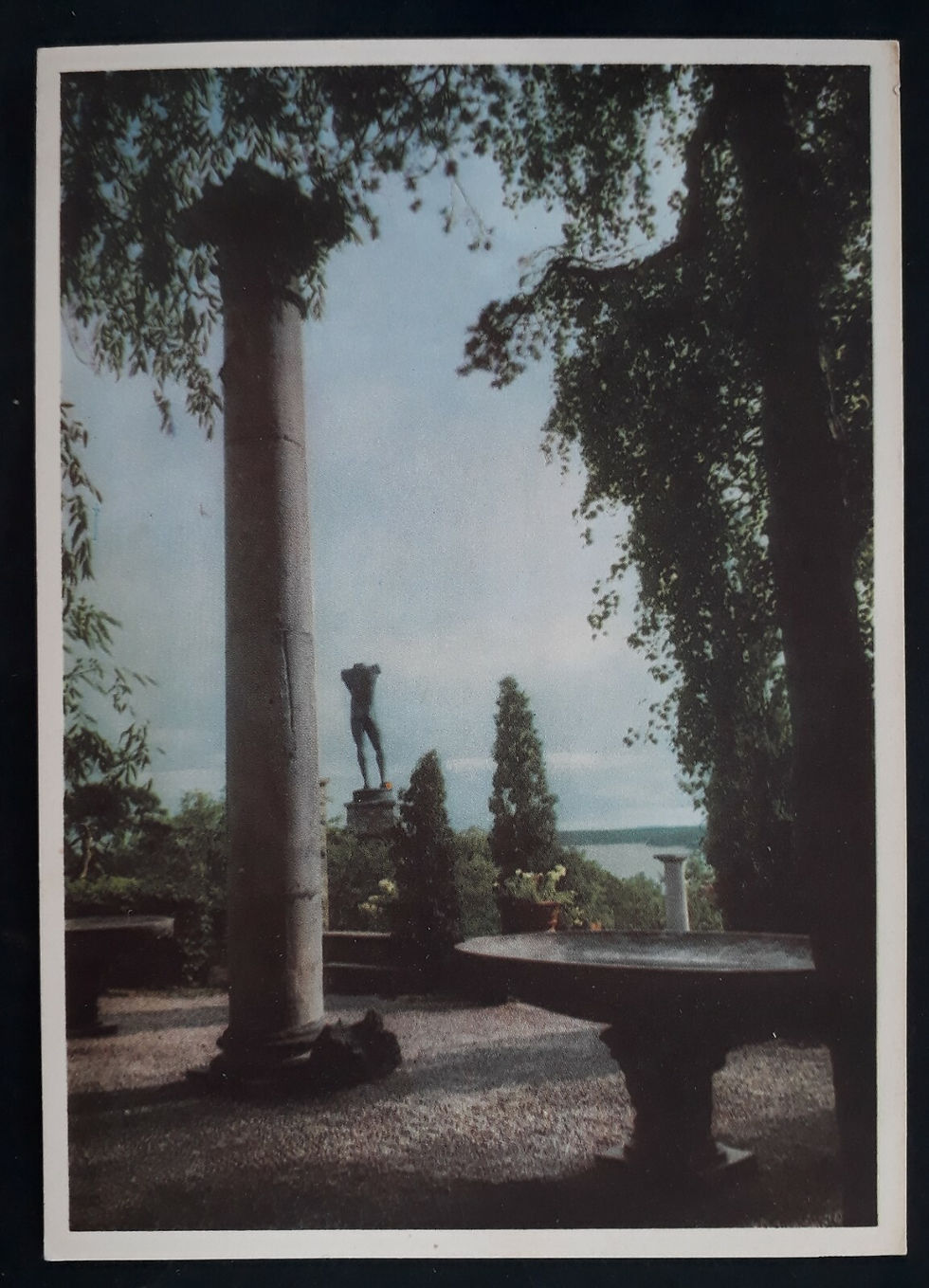 Undated Sweden Photo Postcard "Upper Terrace Lilla Värtan" Unused
