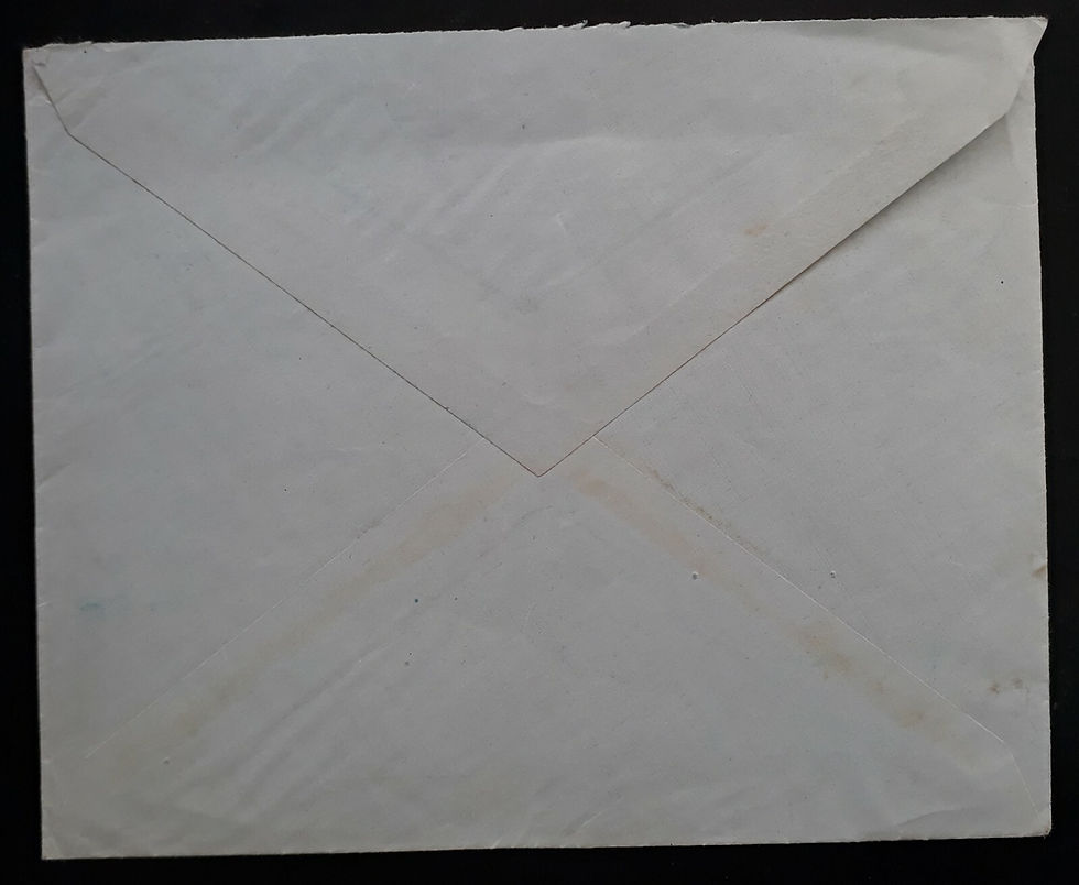 Thumbnail: c. 1920 Colombia Cover ties 3c Provisional stamp to Manchester England