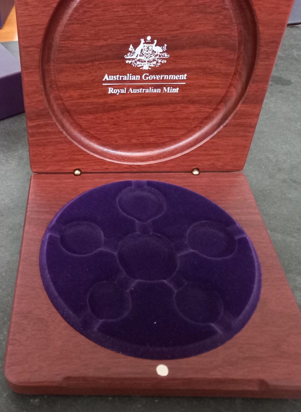 Thumbnail: 2007 Australia Year Set 6 coin CASE, BOOKLET & BOX ONLY no coins