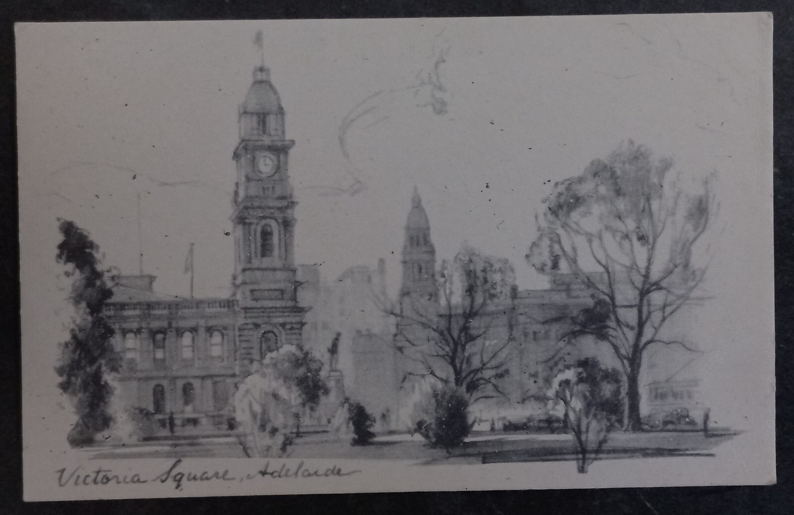 Undated Australia Victoria Square-Adelaide Postcard Unused