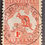 Thumbnail: 1913 Australia 1d Red Kangaroo stamp 1st WMK Framed WOODBRIDGE TASMANIA PMK