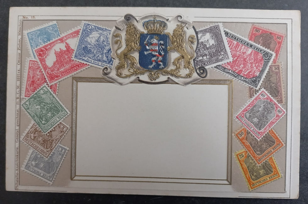 c. 1900s Germany Embossed Ottmar Zieher Postcard