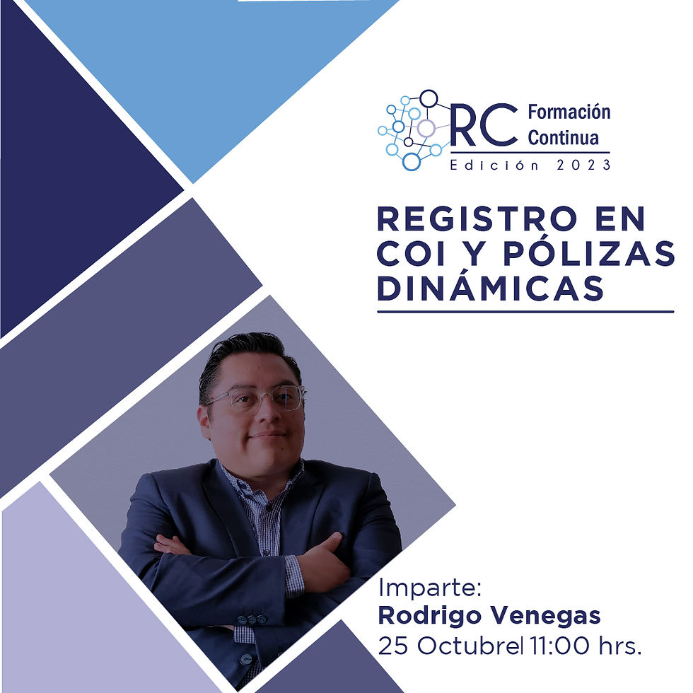 Registro en COI y pólizas dinámicas
