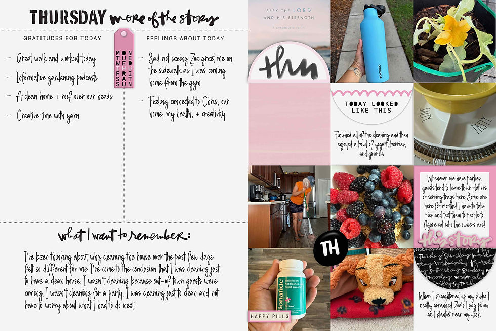 Week In The Life Thursday-Spread Four