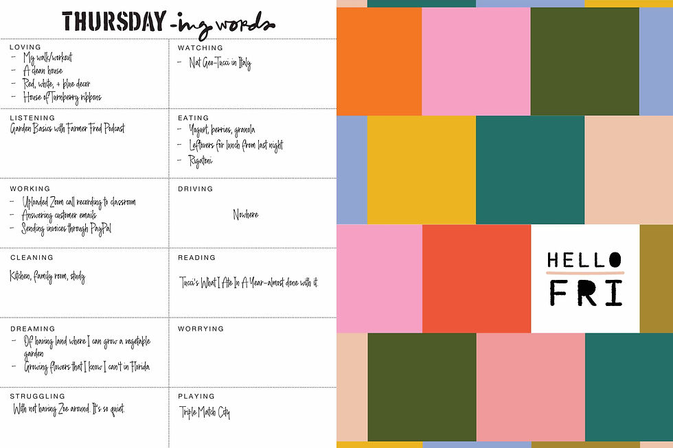 Week In The Life Wednesday-Spread Six