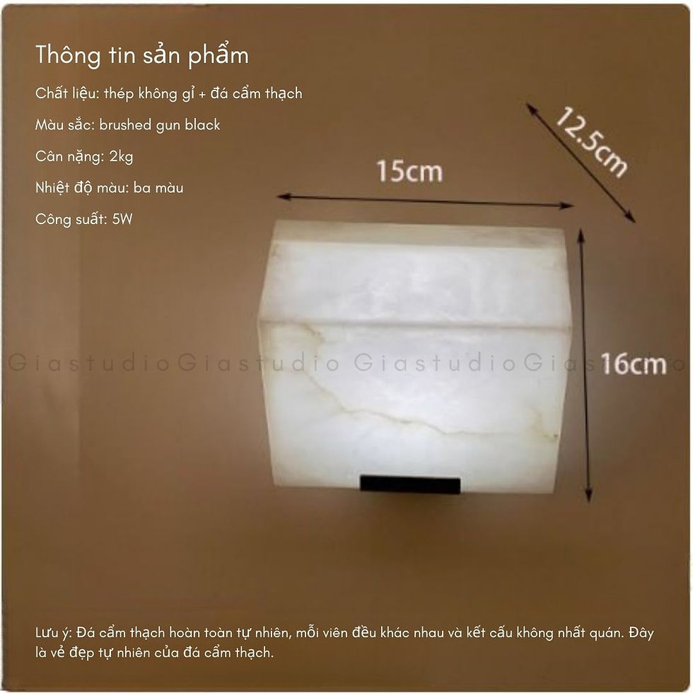 Hình thu nhỏ: NATALIE -  Marble Stone Lamps Collection