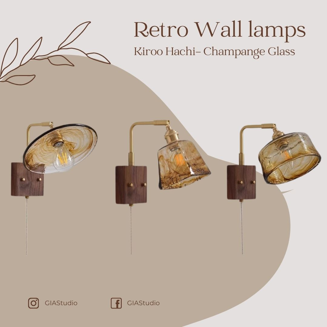 KIROO HACHI Lamps - Retro Wall Lamps